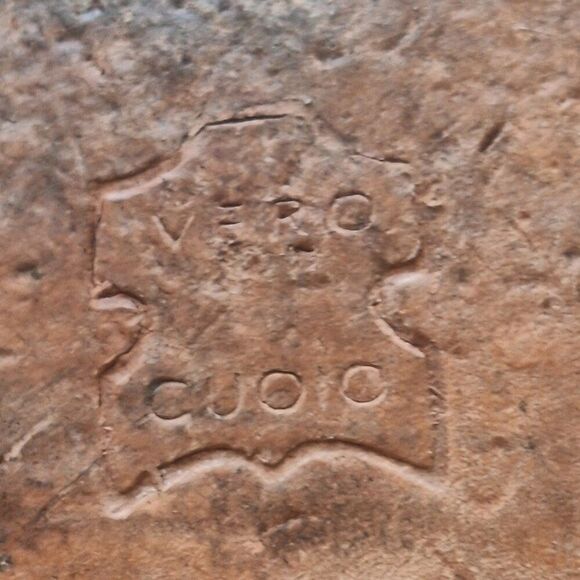 Fabio De Luca Derby Shoes Leather Nubuck Brown Vera Pelle Vero Cuoio Mens 9.5 - Picture 13 of 13